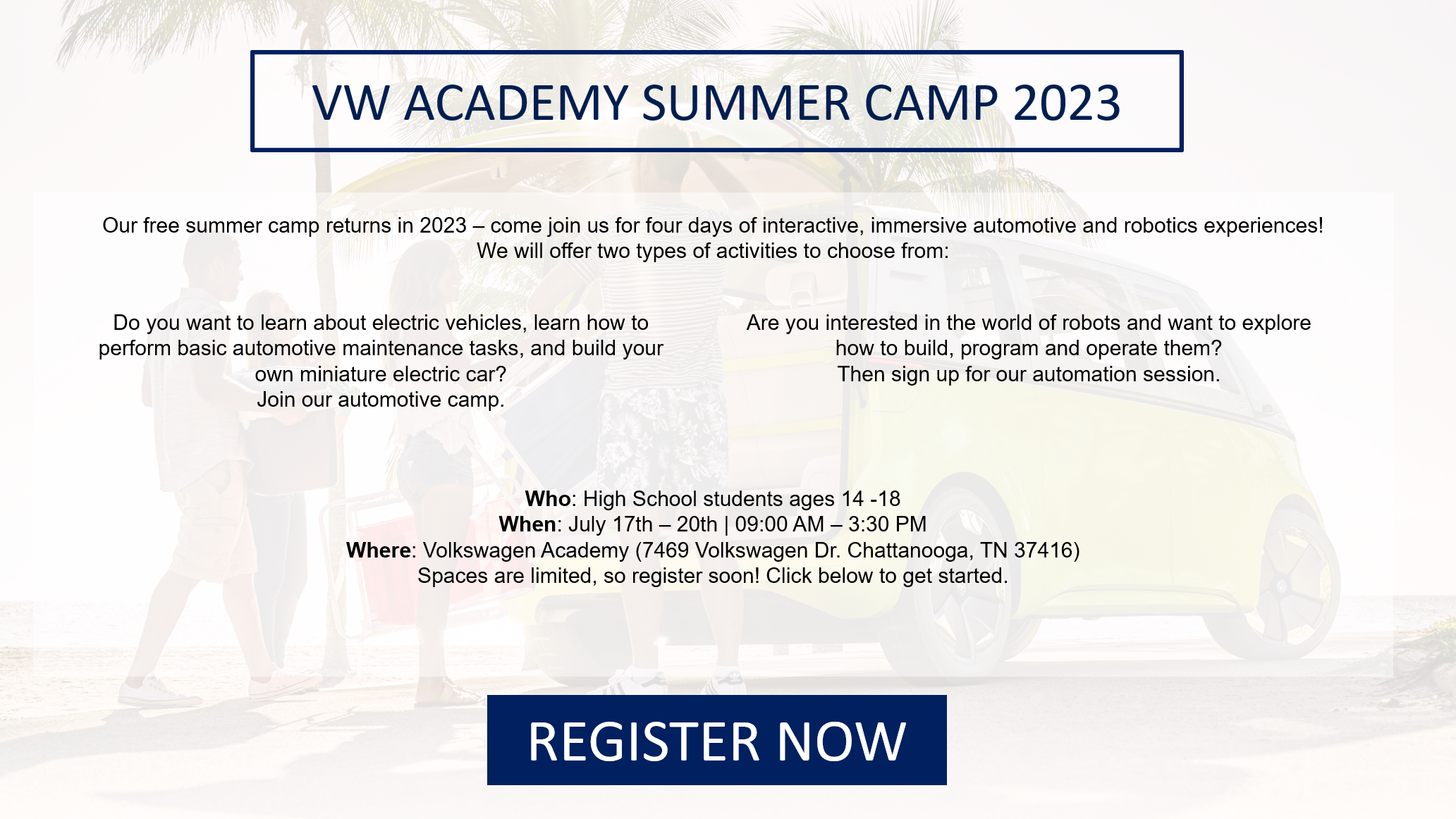 Volkswagen Academy Summer Camp - Volkswagen Group of America